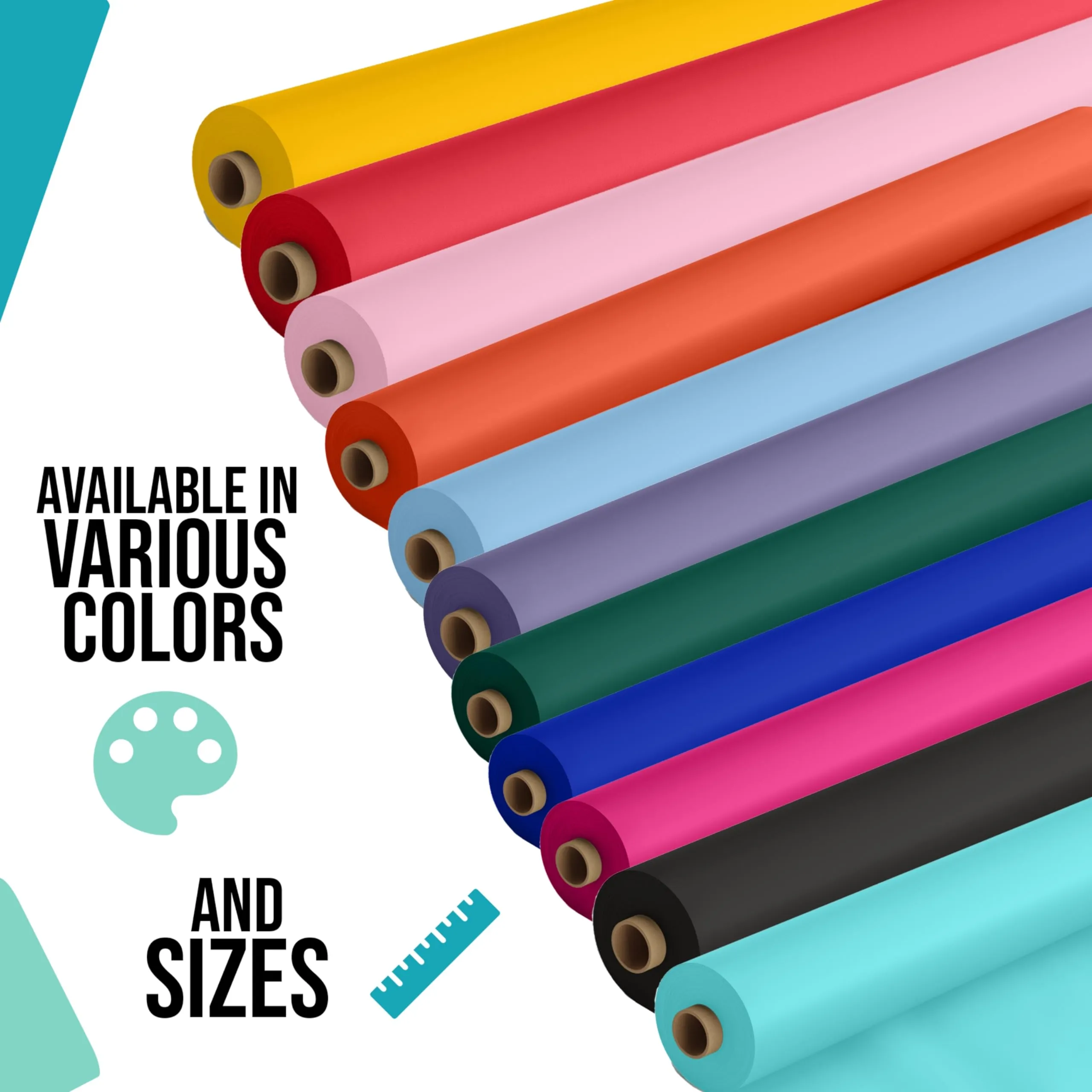40 In. x 300 Ft. Premium White Table Roll