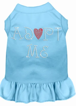 Adopt Me Rhinestone Dress Baby Blue Lg