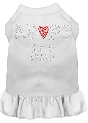 Adopt Me Rhinestone Dress White Sm