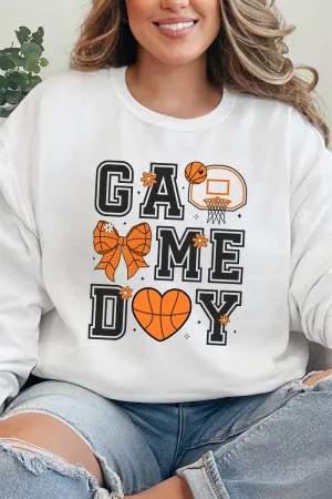 Basketball Game Day Heavy-weight Crew Sweatshirt