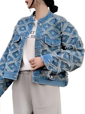Blue jeans stars jacket