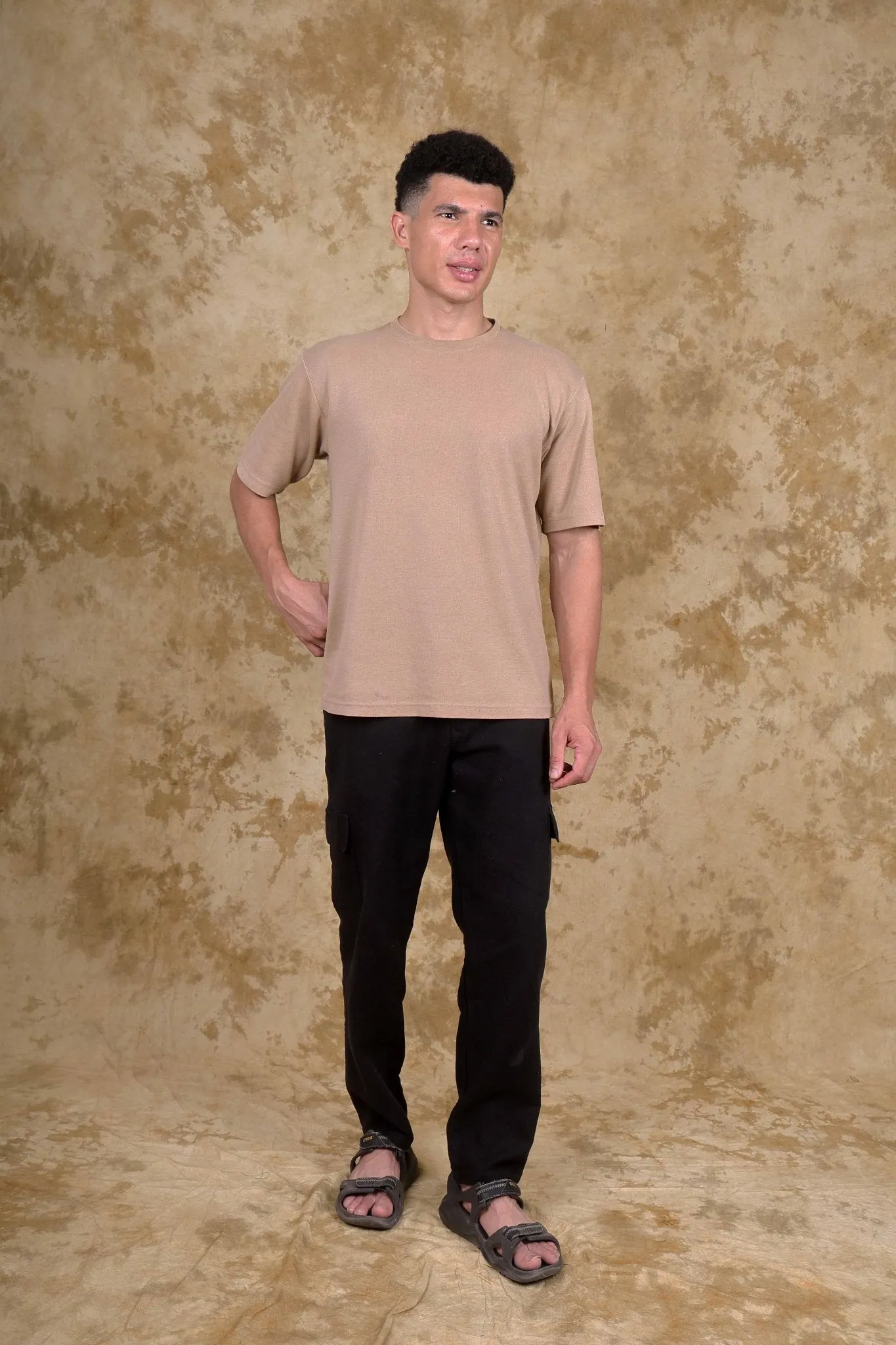 Bluebird Men's Slim Fit Cotton Cargo Pant Black