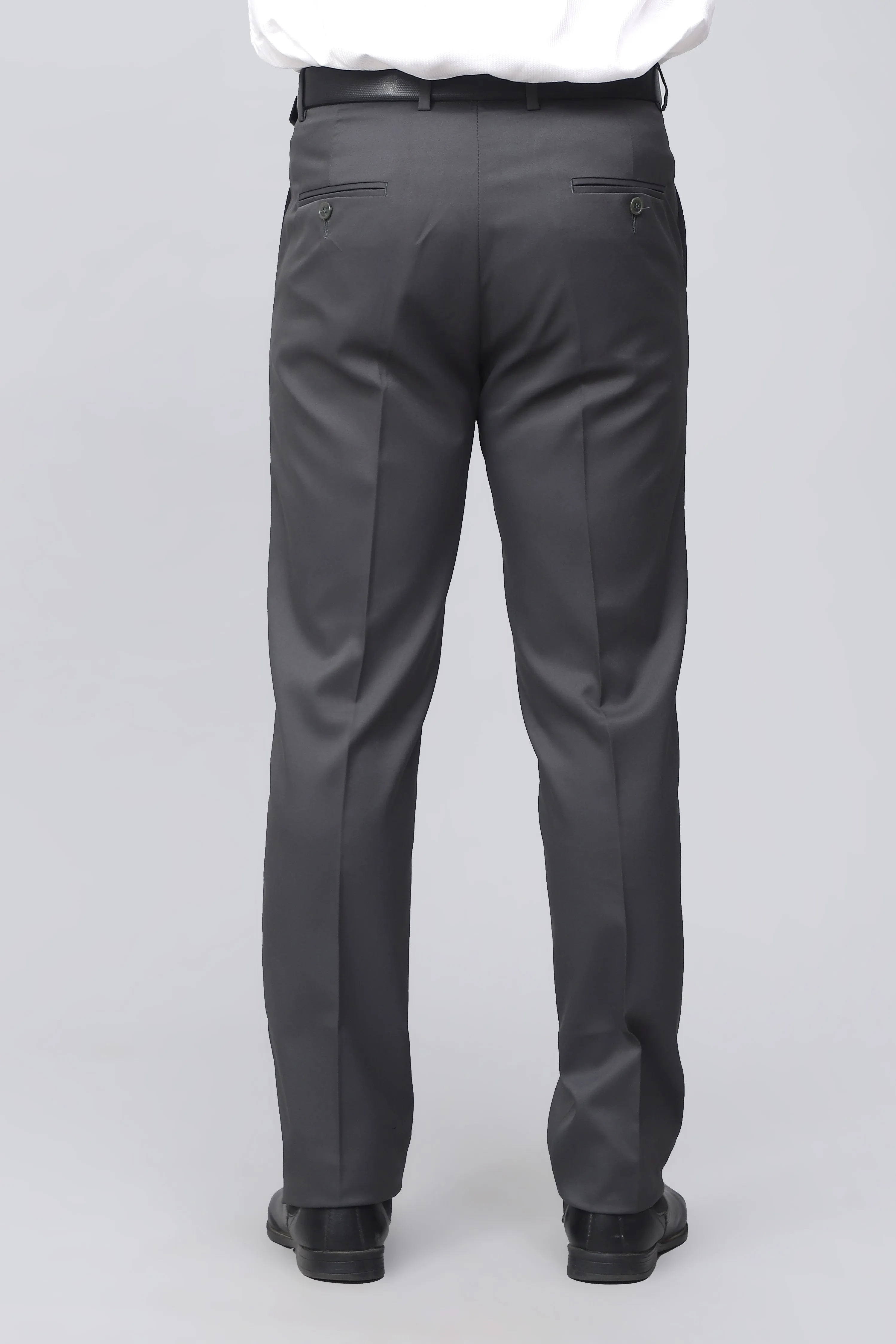Bluebird Men's Sophisticated Anchor Grey Formal Trousers