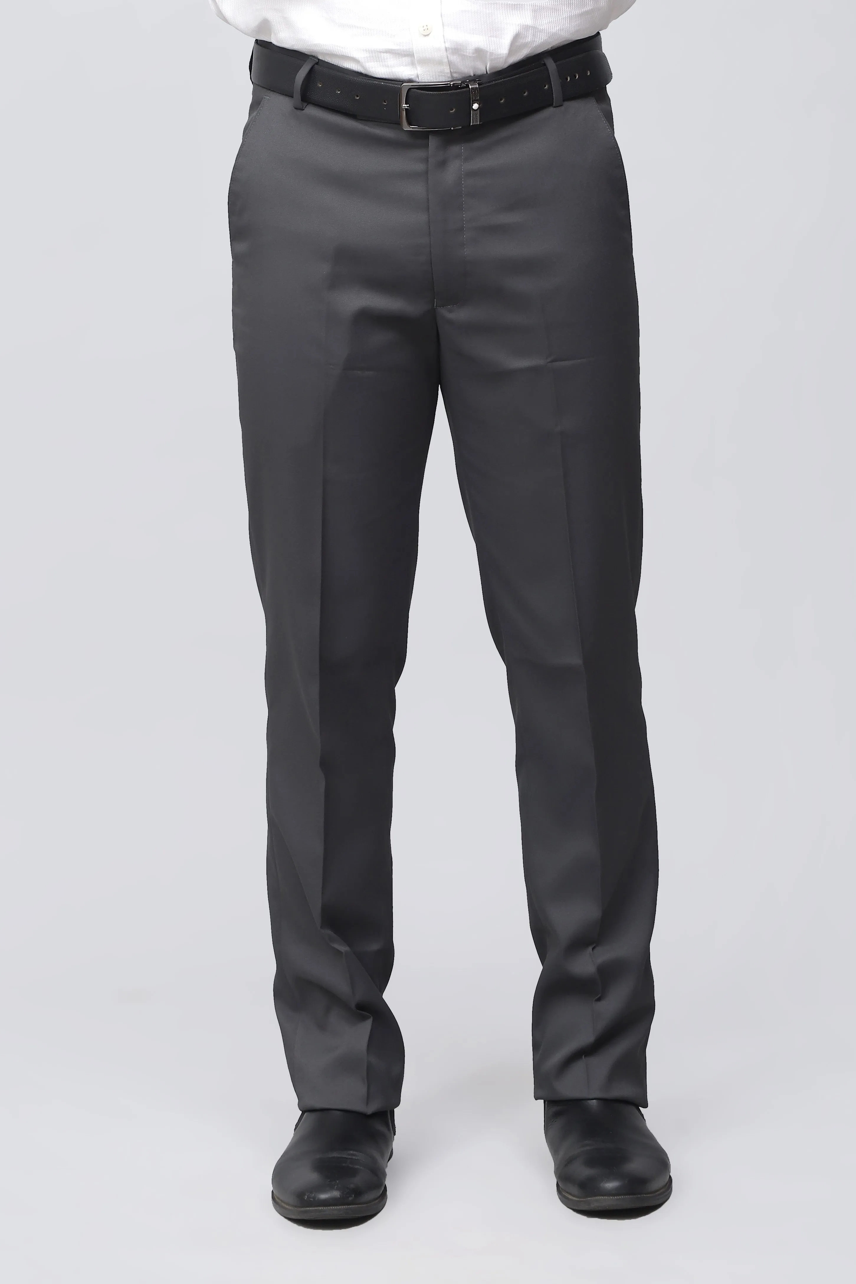 Bluebird Men's Sophisticated Anchor Grey Formal Trousers
