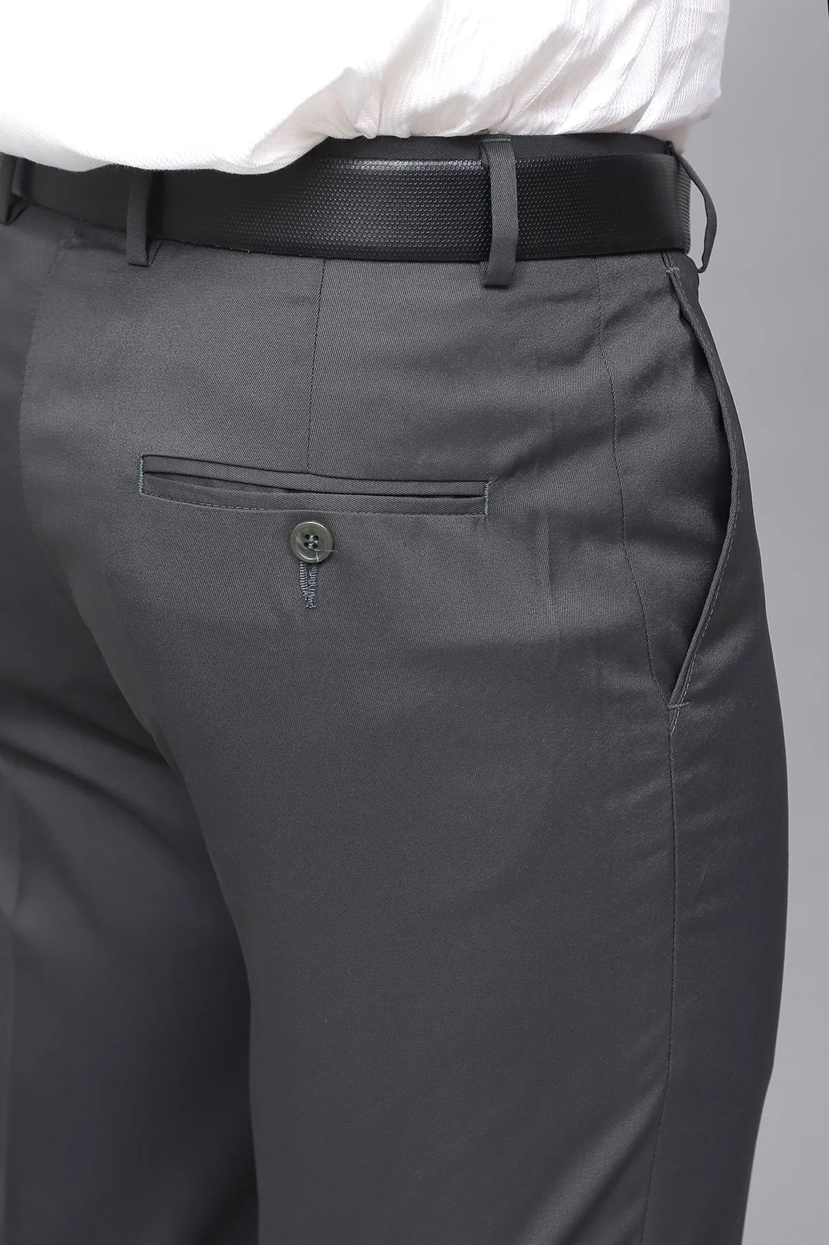 Bluebird Men's Sophisticated Anchor Grey Formal Trousers