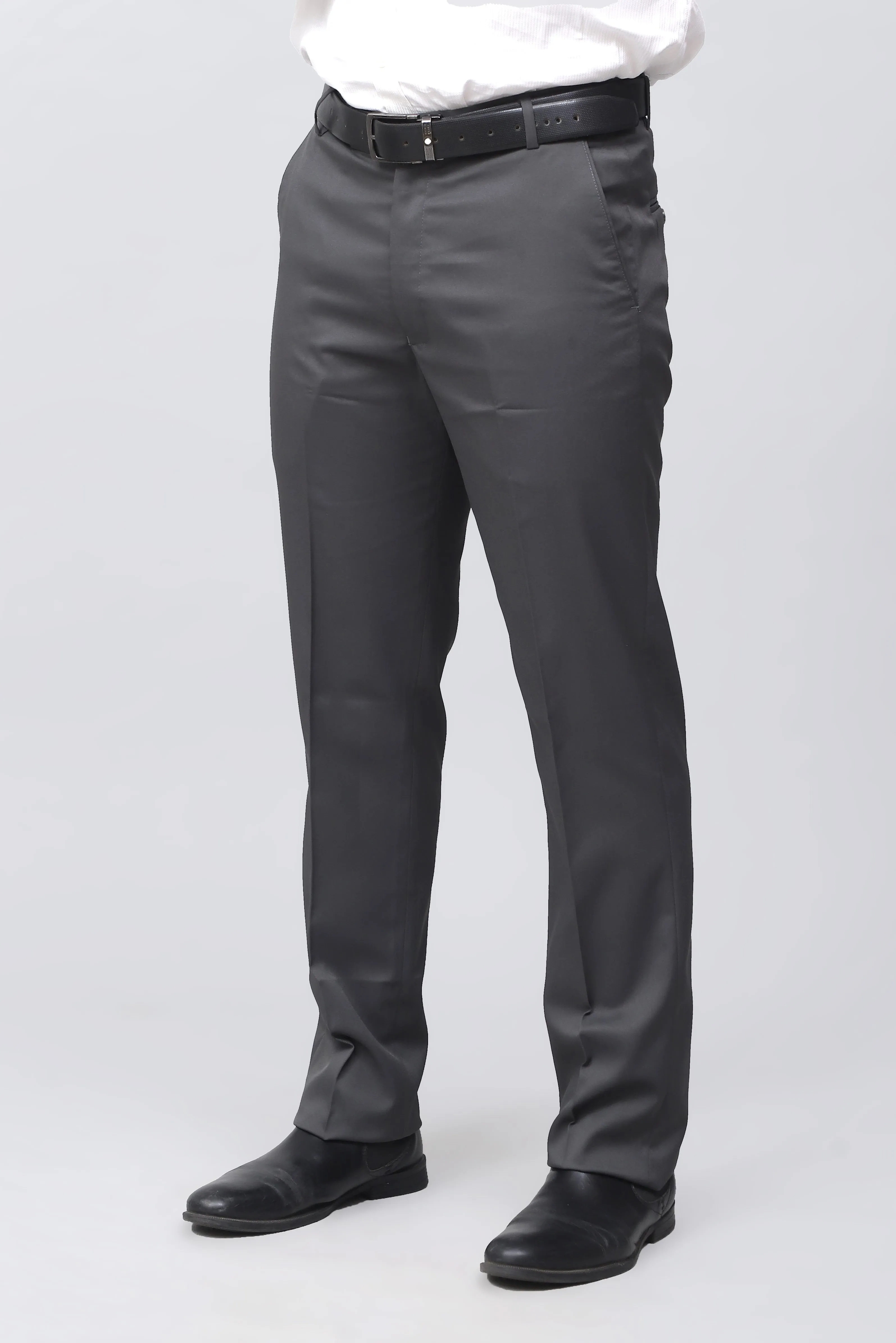 Bluebird Men's Sophisticated Anchor Grey Formal Trousers