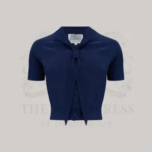 Bonnie Sailor Blouse Short Sleeve in French Navy