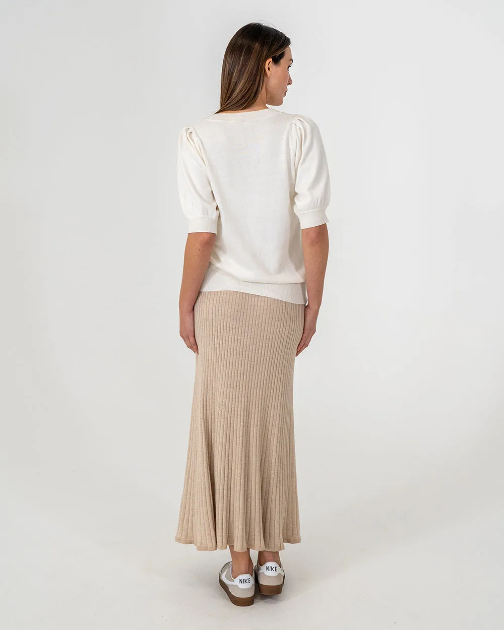 CALLIE SKIRT - SANDSTONE