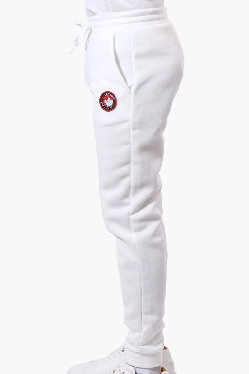 Canada Weather Gear Basic Tie Waist Joggers - White