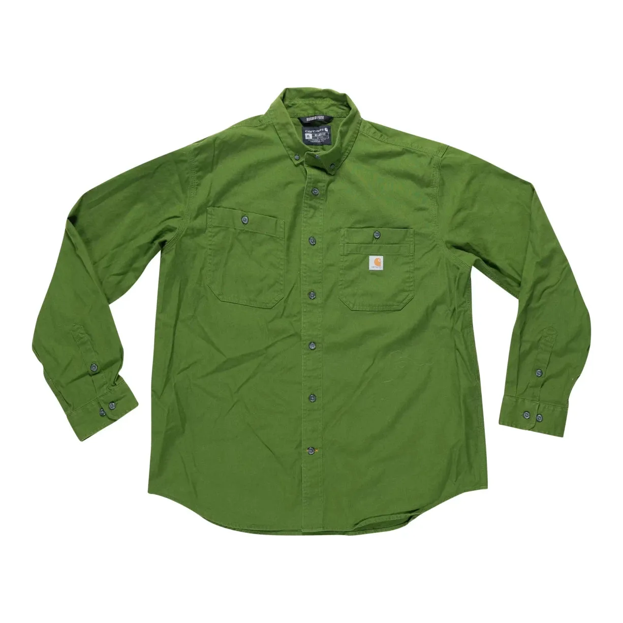 Carhartt Rugged Flex Relaxed Fit Midweight Canvas Long Sleeve Shirt - Men's