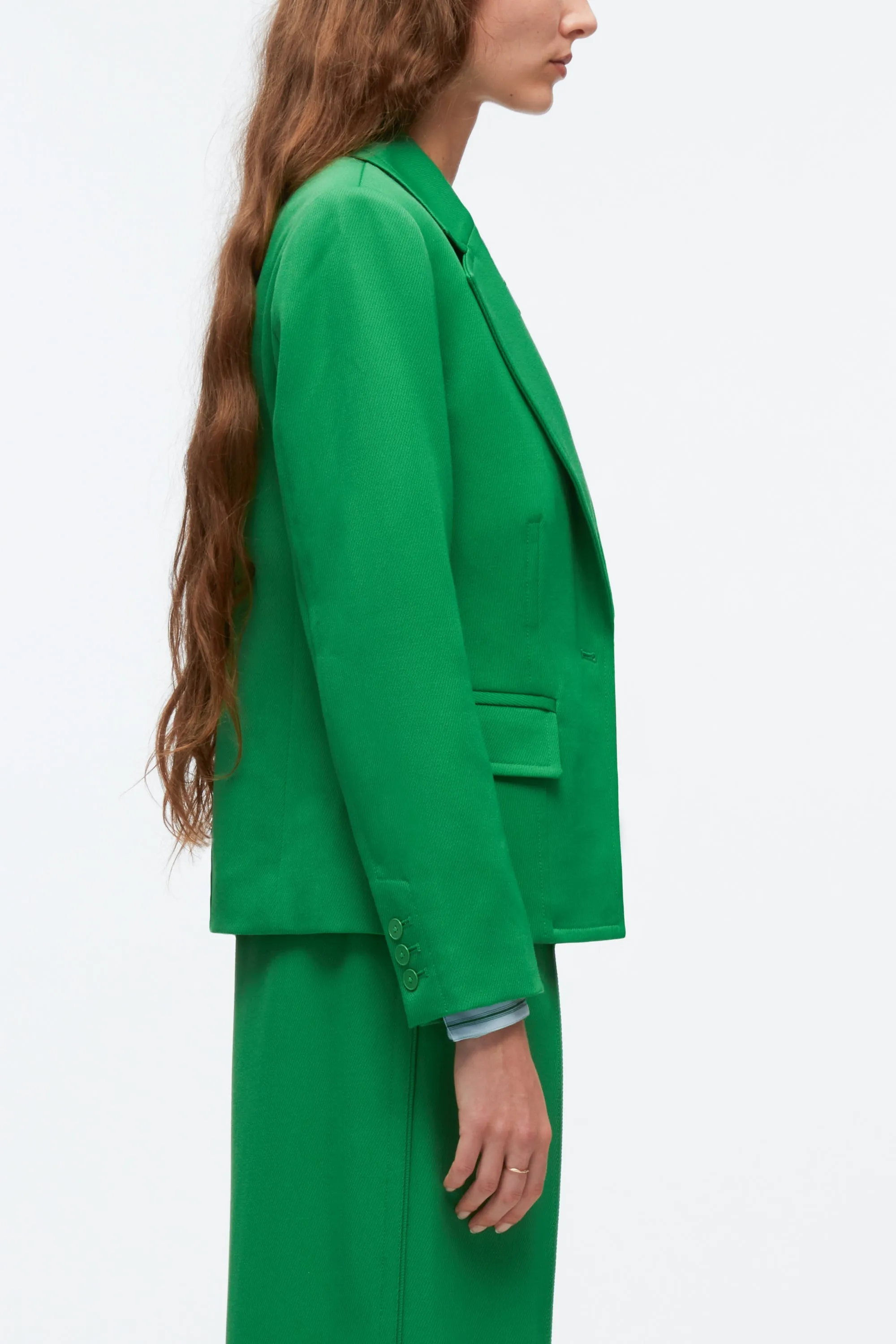Cavalry Twill Wide Leg Trousers