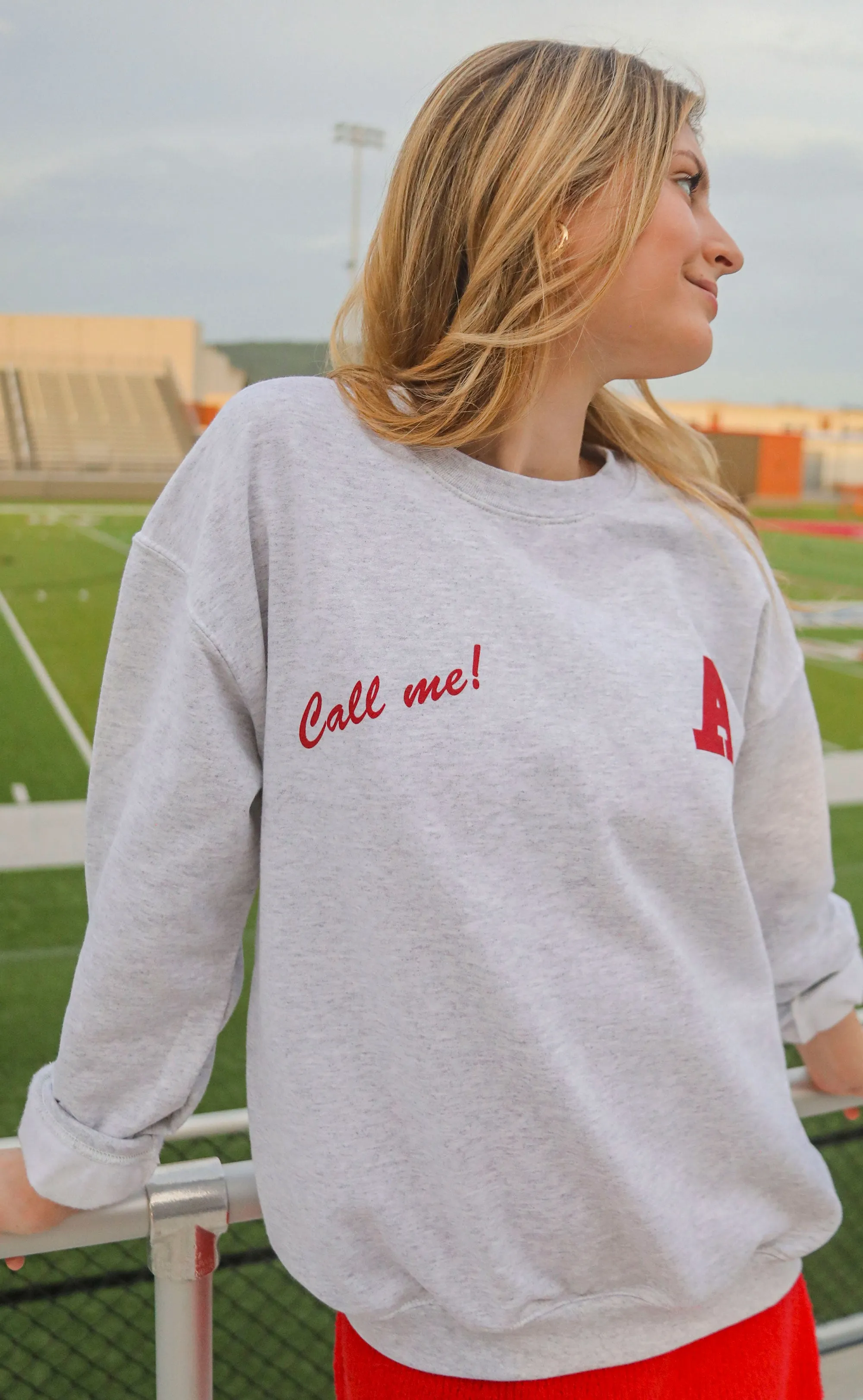 charlie southern: call me crewneck sweatshirt