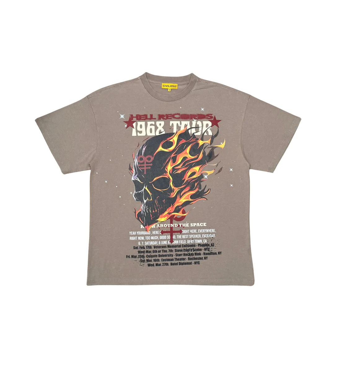 Civilized 'Rising Star' T-shirt (Caribou) CV5895