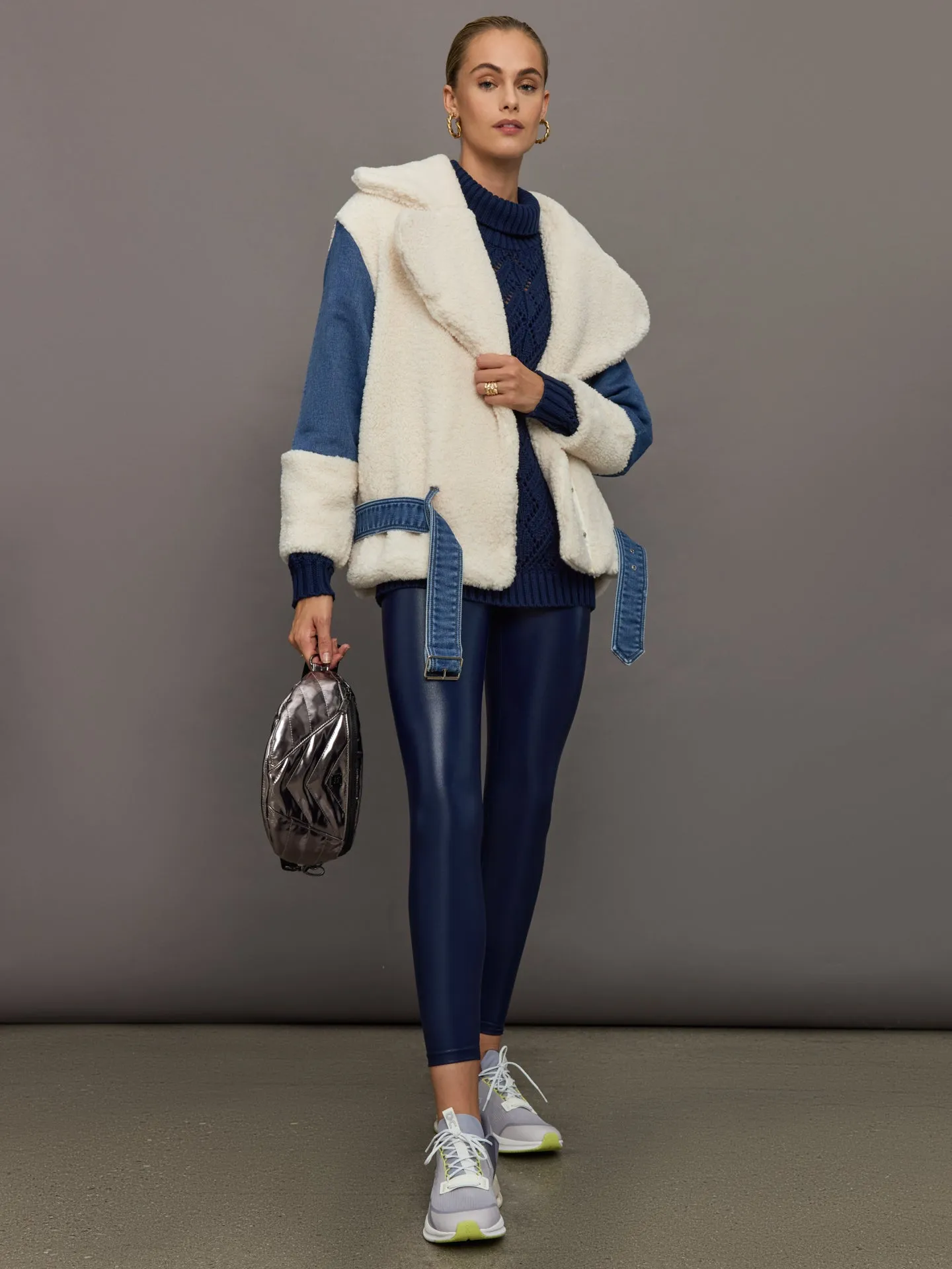 Clementine Knit Crew - Navy