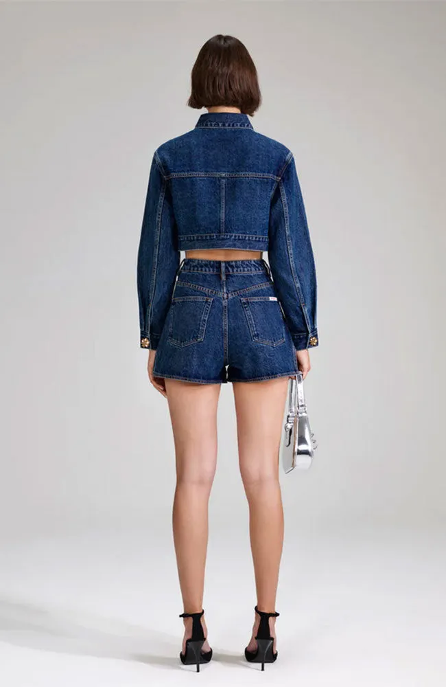 Denim Jacket with Buttons