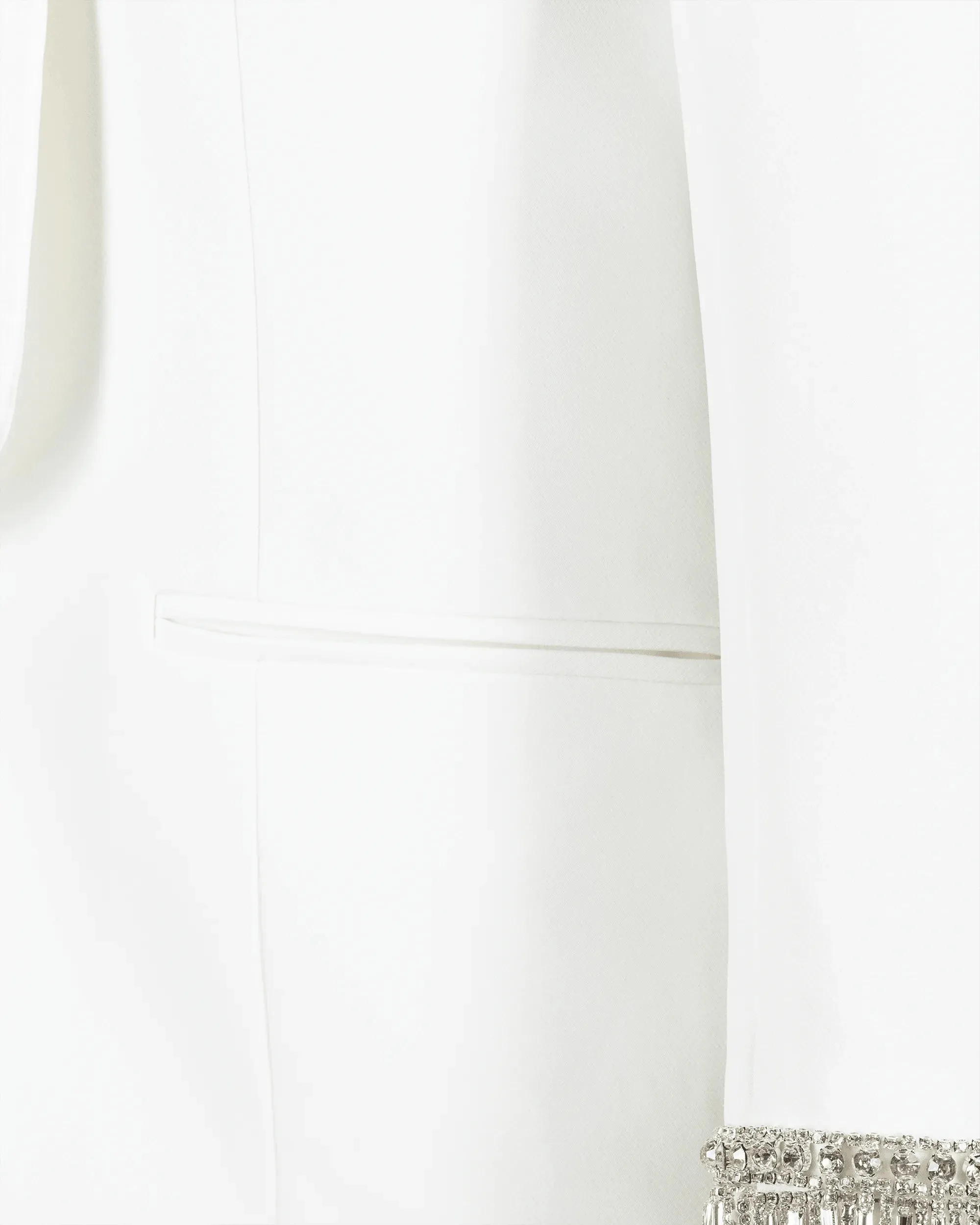 Generation Love Argo Crystal Satin Combo Crepe Blazer