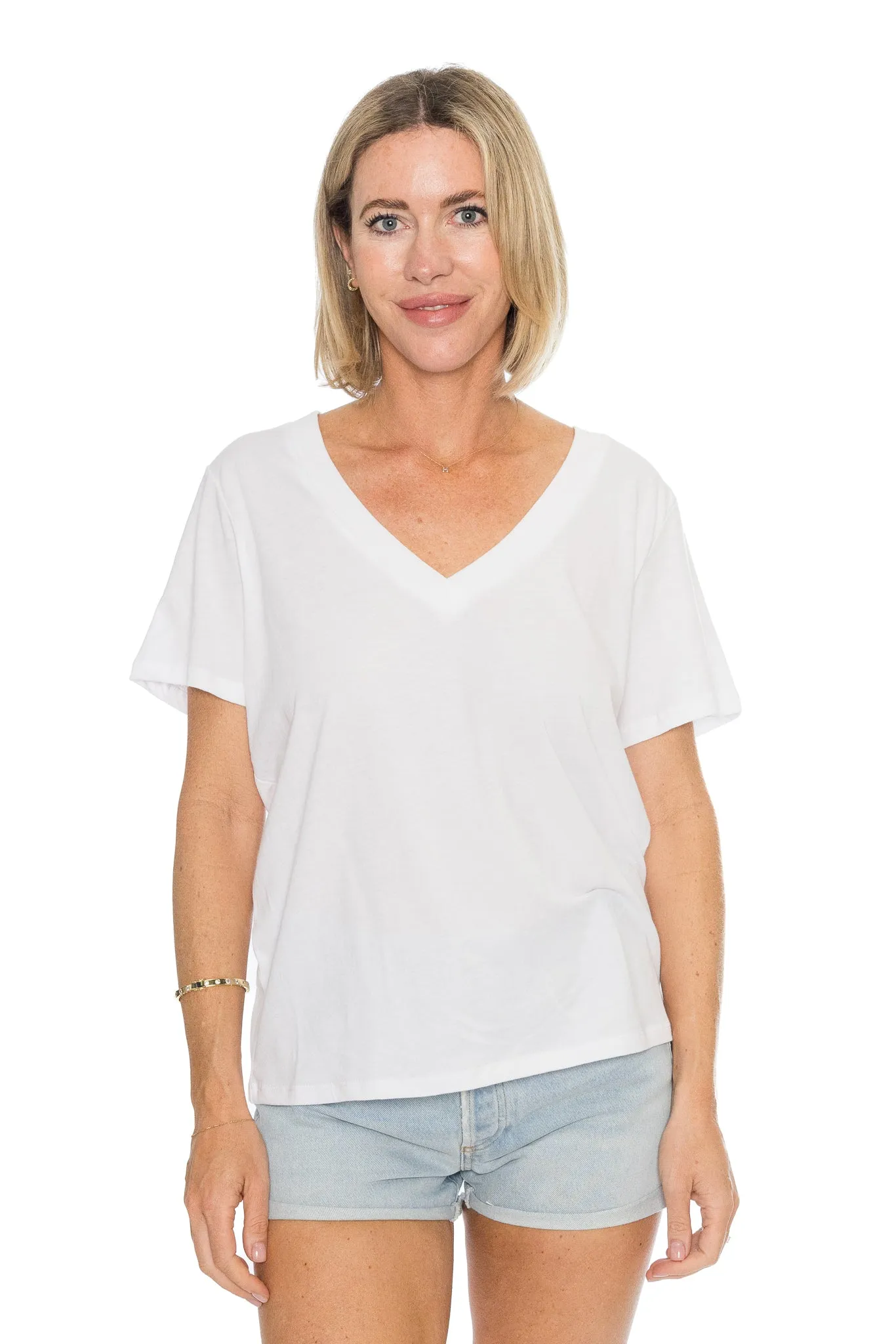 Girlfriend V-Neck Tee