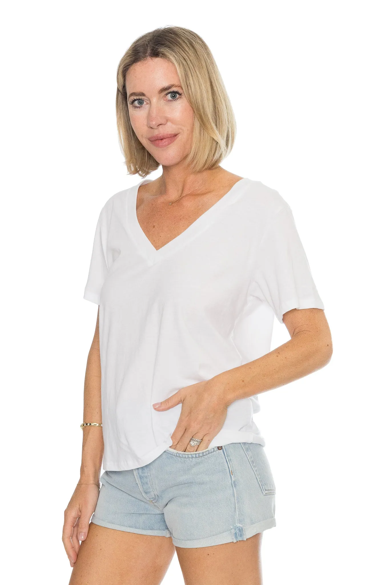 Girlfriend V-Neck Tee
