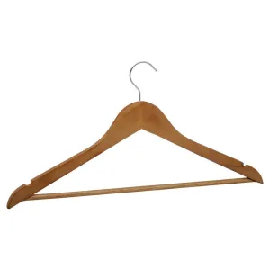 Harbour Housewares Natural Wooden Coat Hanger