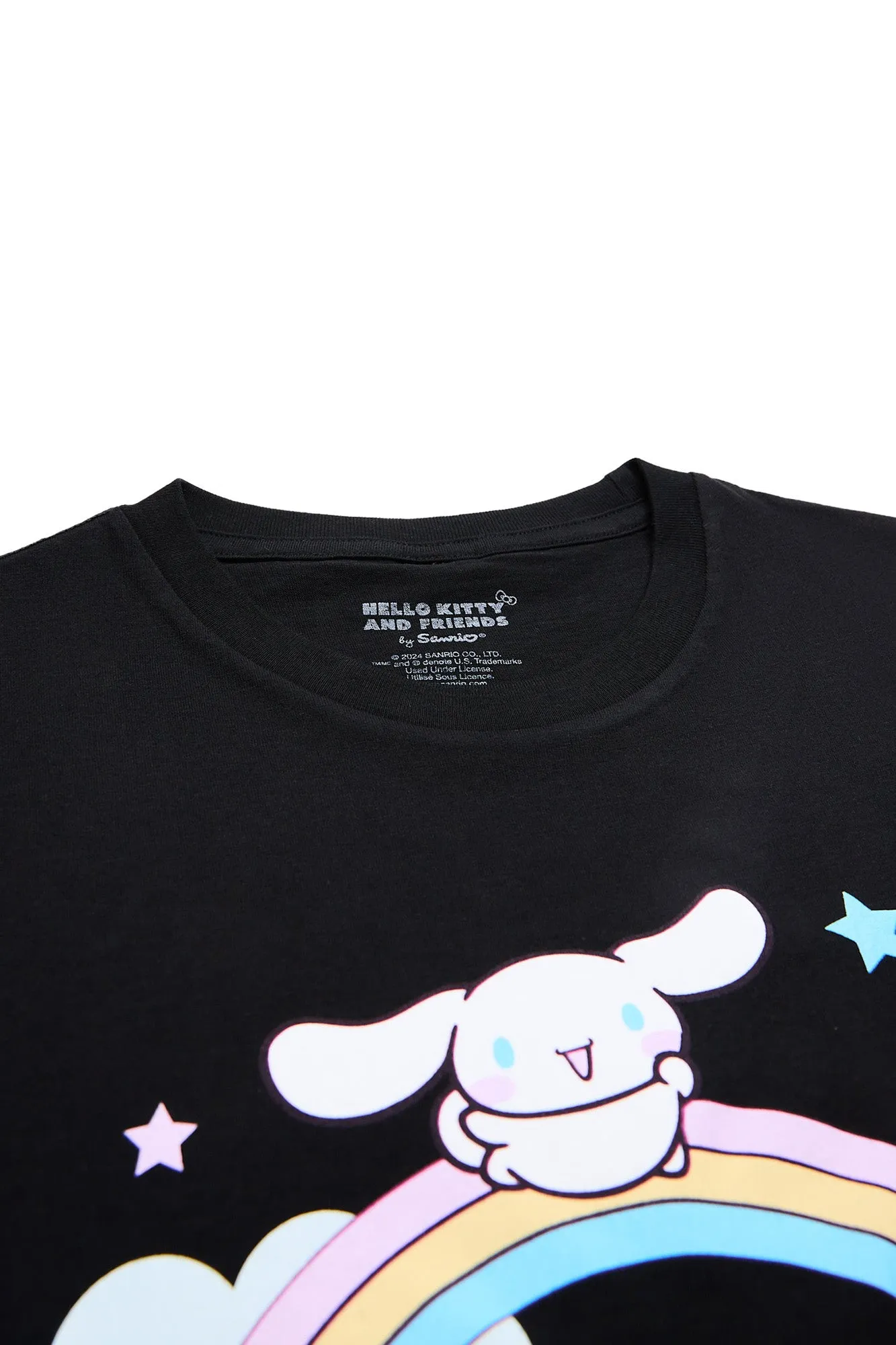 Hello Kitty And Friends Rainbow Graphic Relaxed Tee