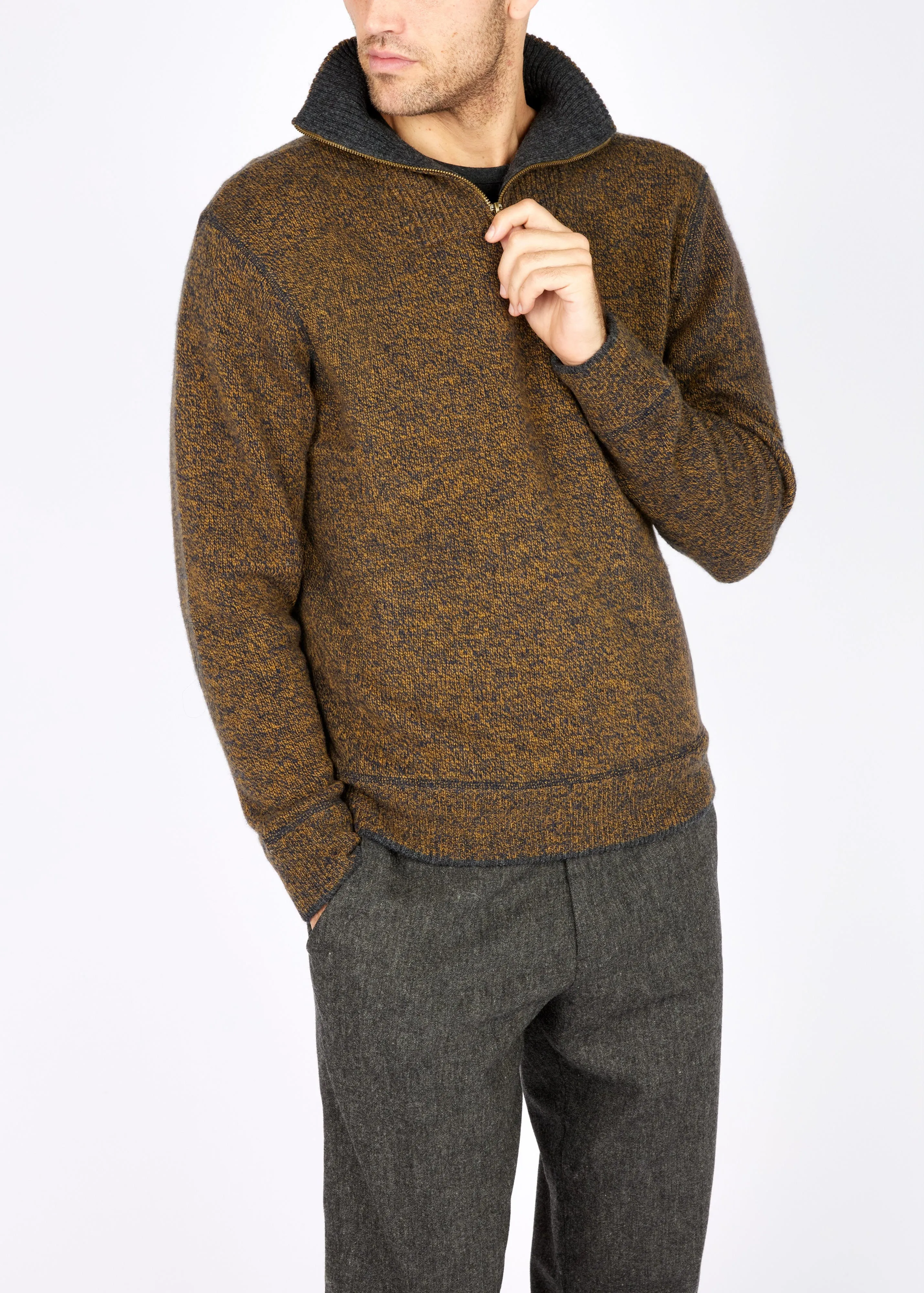 IrelandsEye Men's Zip Sweater | Tapanaede