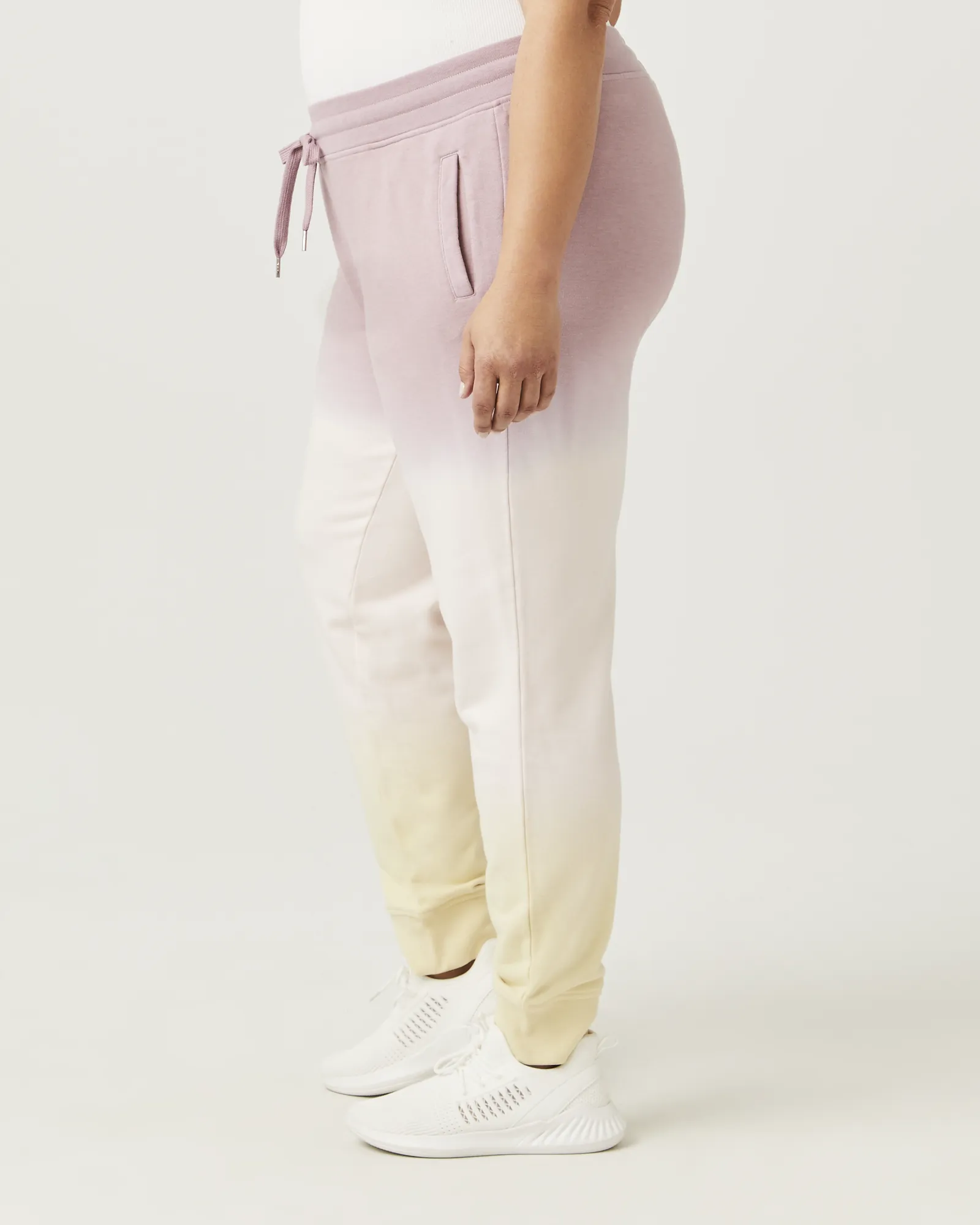 Jenny Ombre Jogger | Mauve / Yellow
