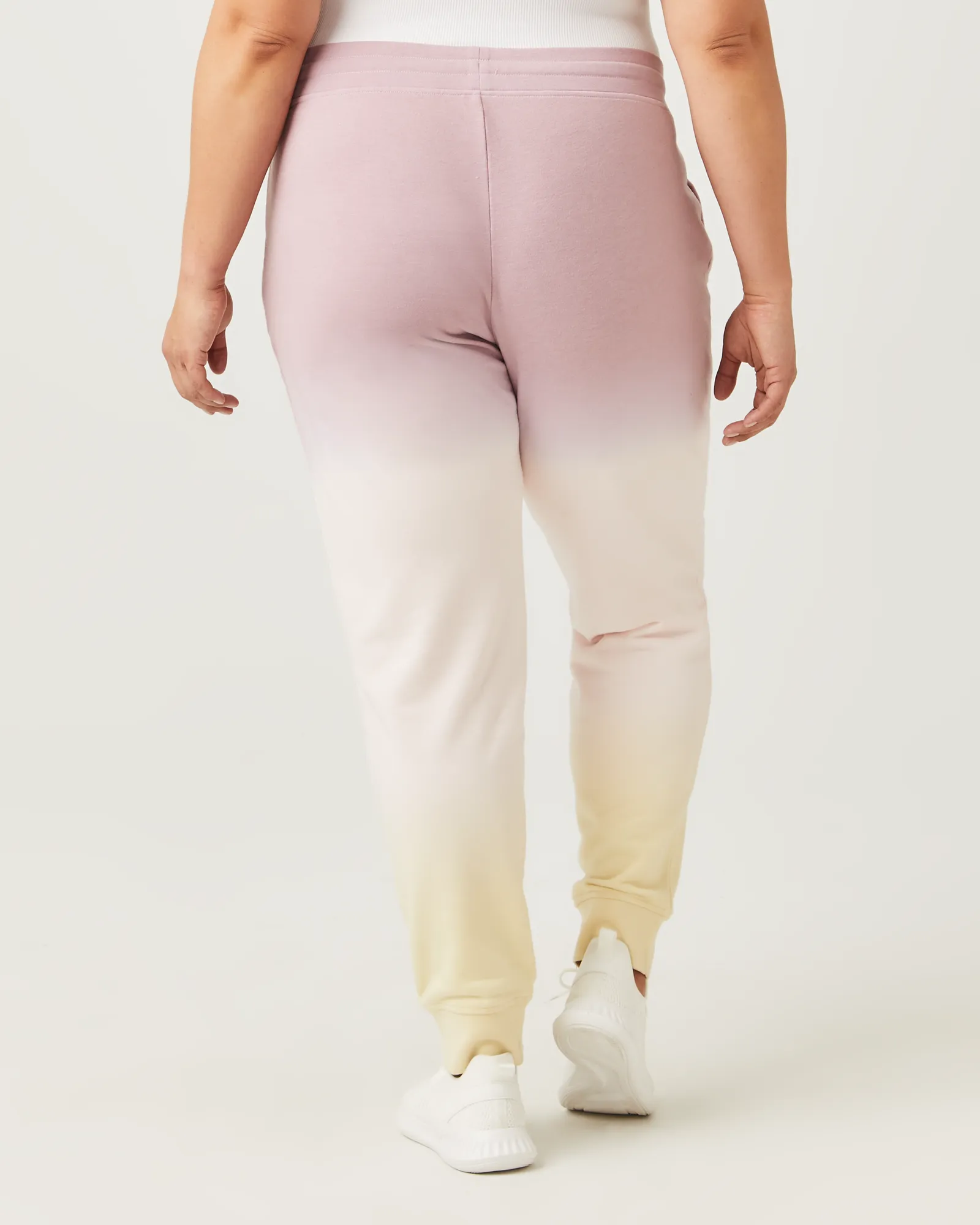 Jenny Ombre Jogger | Mauve / Yellow