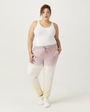 Jenny Ombre Jogger | Mauve / Yellow