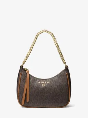 Jet Set Charm Small Logo Shoulder Bag