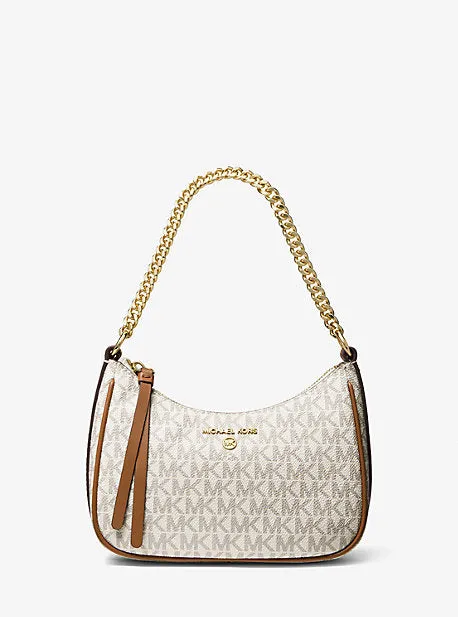 Jet Set Charm Small Logo Shoulder Bag
