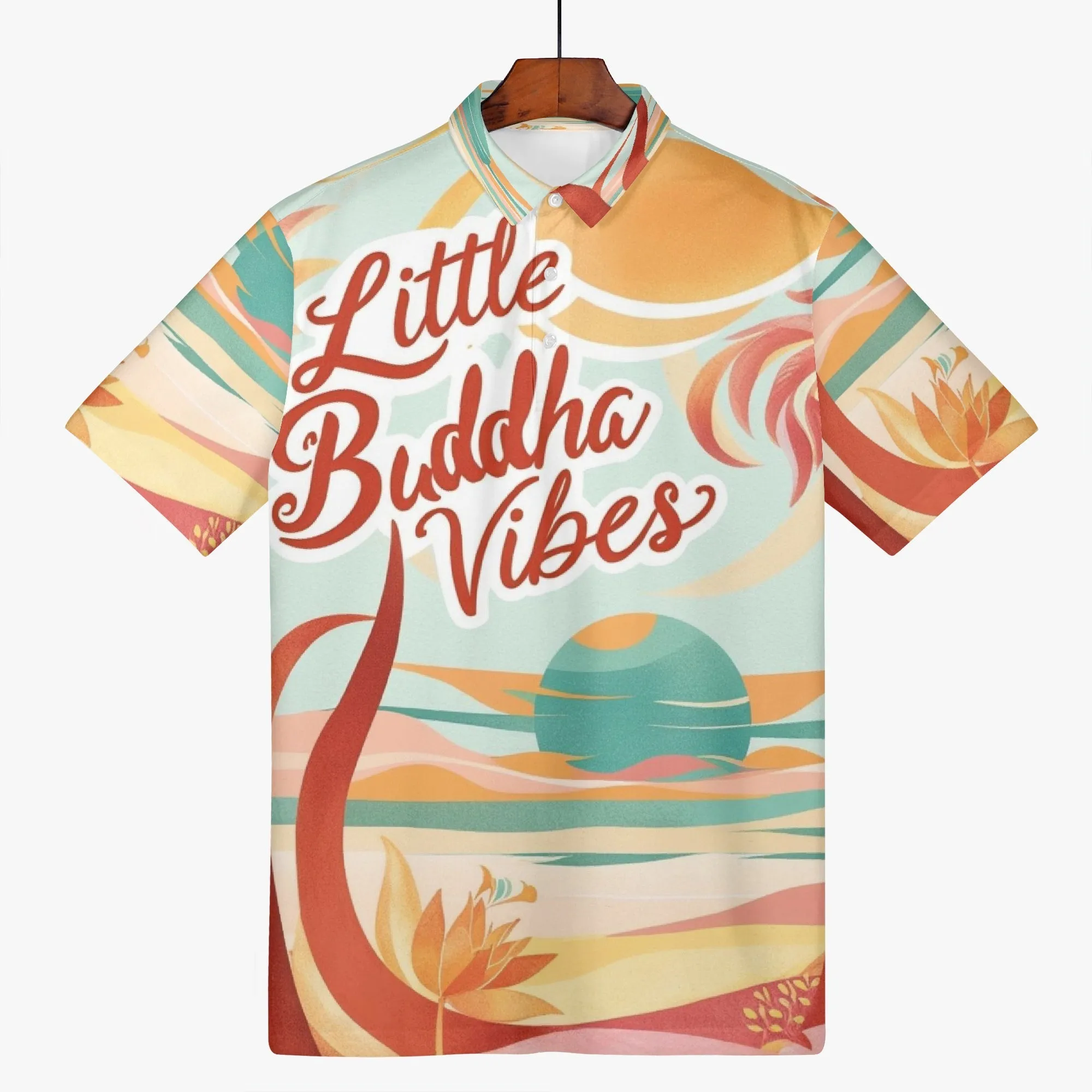 Little Buddha Vibes Polo Shirt