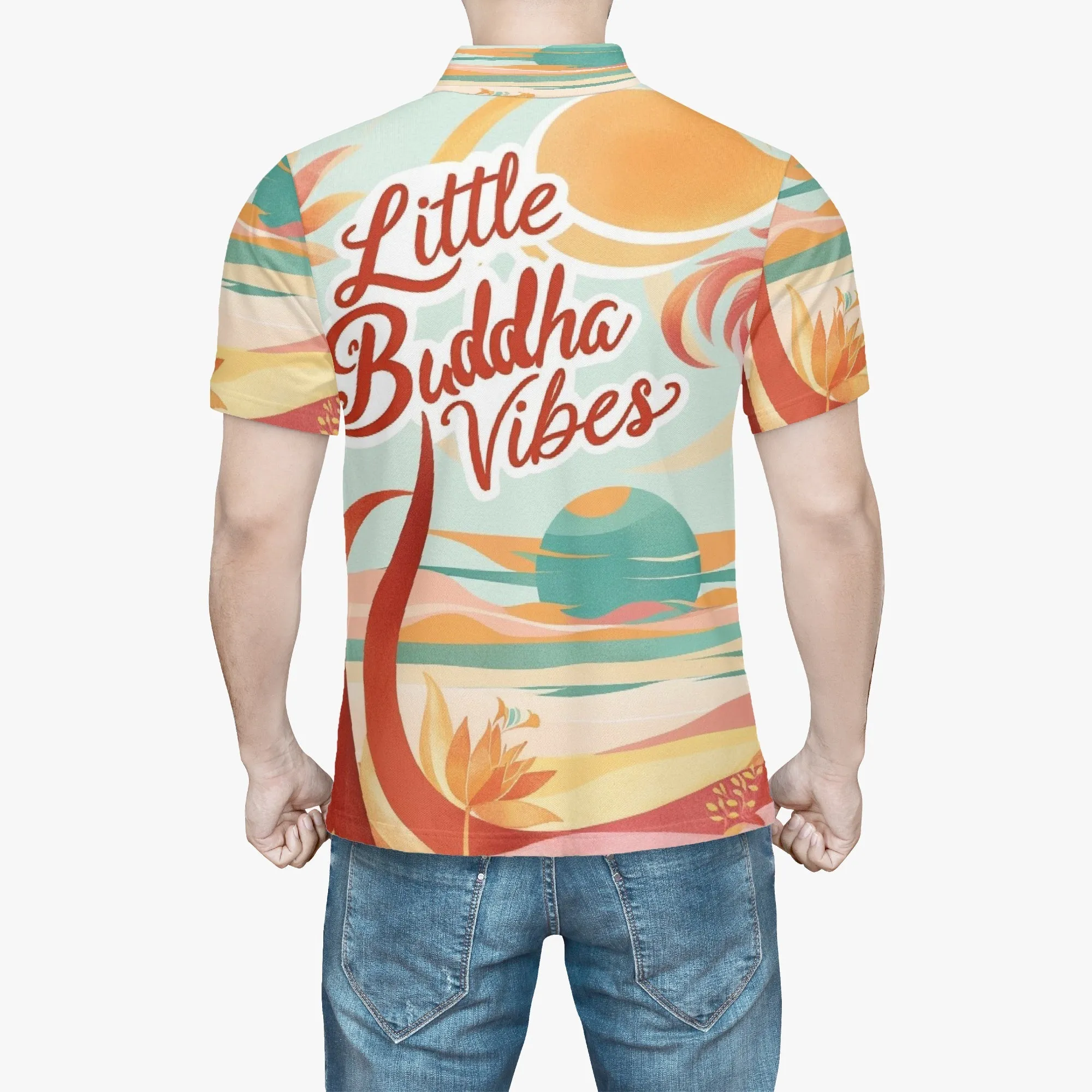 Little Buddha Vibes Polo Shirt