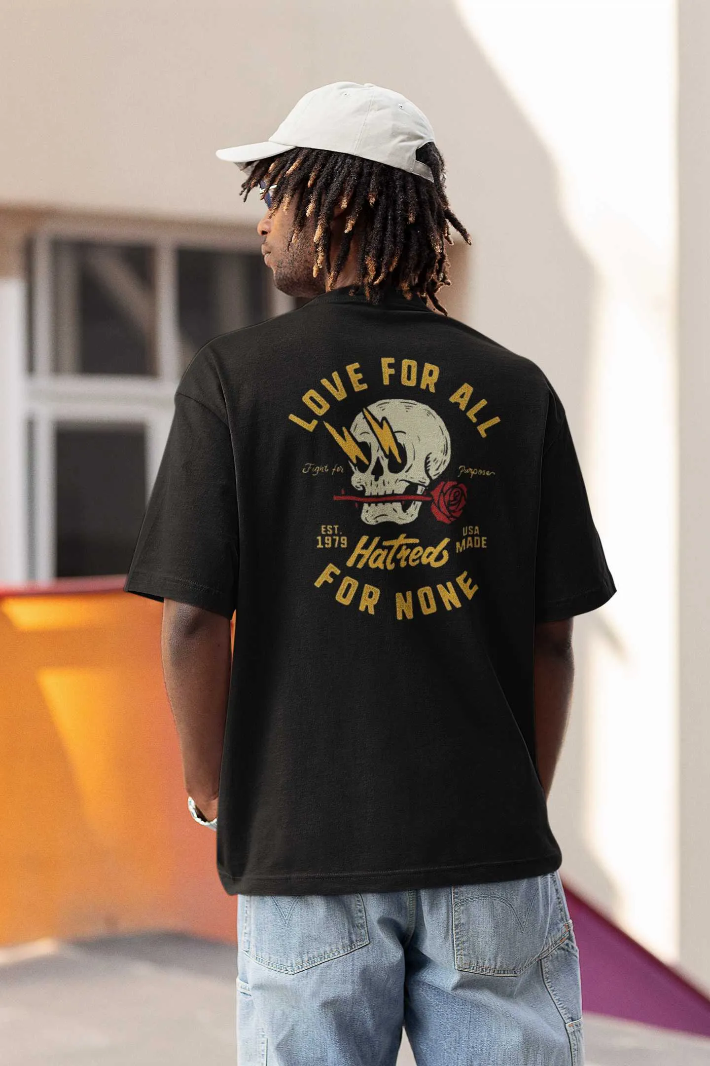 Love For All - Gym Oversized T Shirt