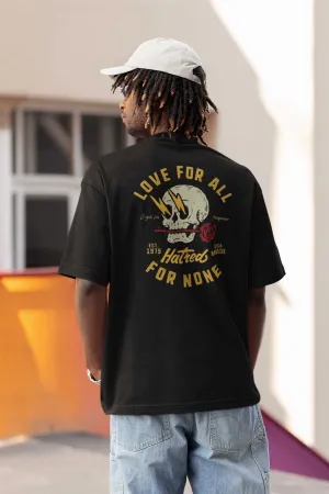 Love For All - Gym Oversized T Shirt