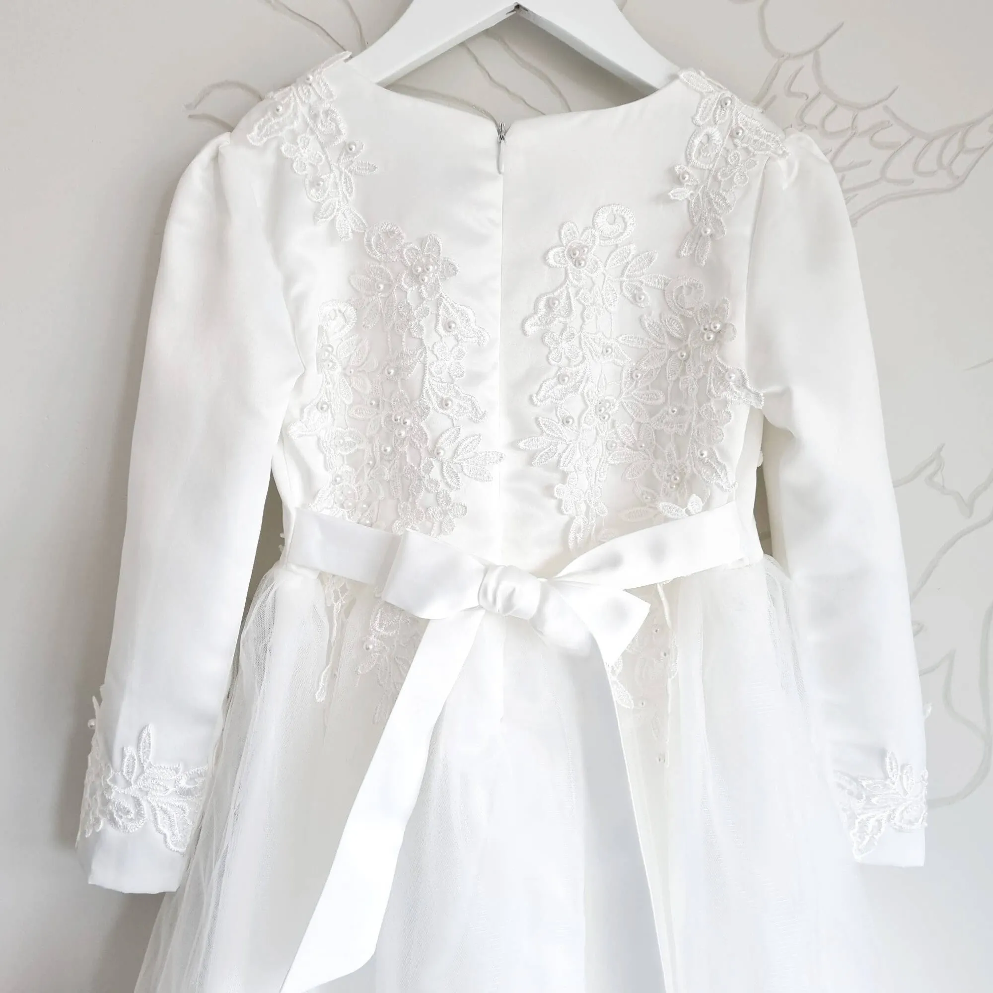 Mary - Long sleeves communion dress