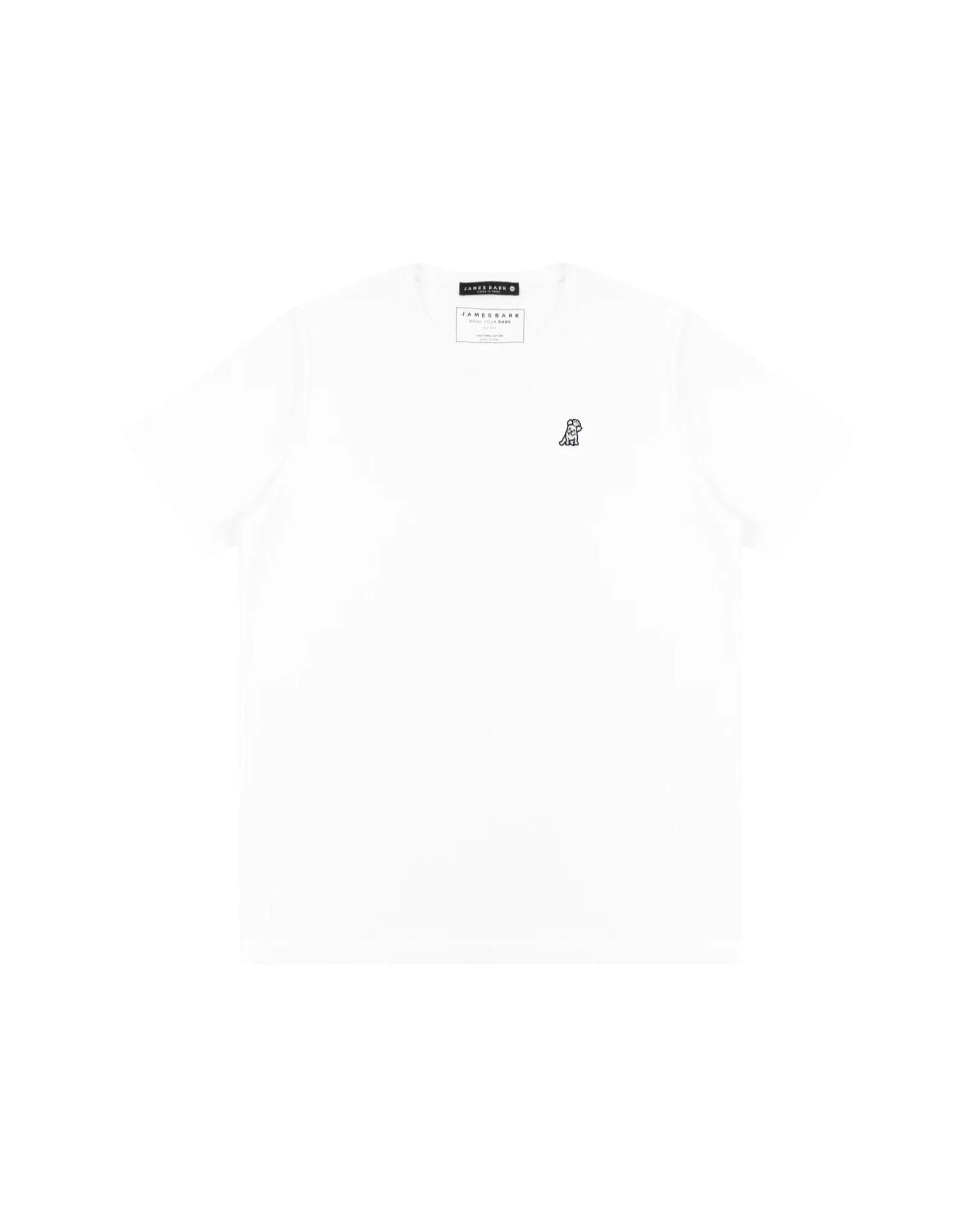 Mens Crew Neck Jersey T-shirt - White A11