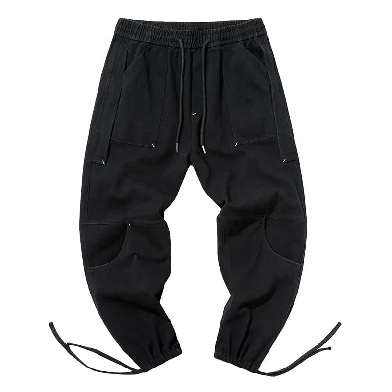 Men's Fashion Solid Color Drawstring Joggers