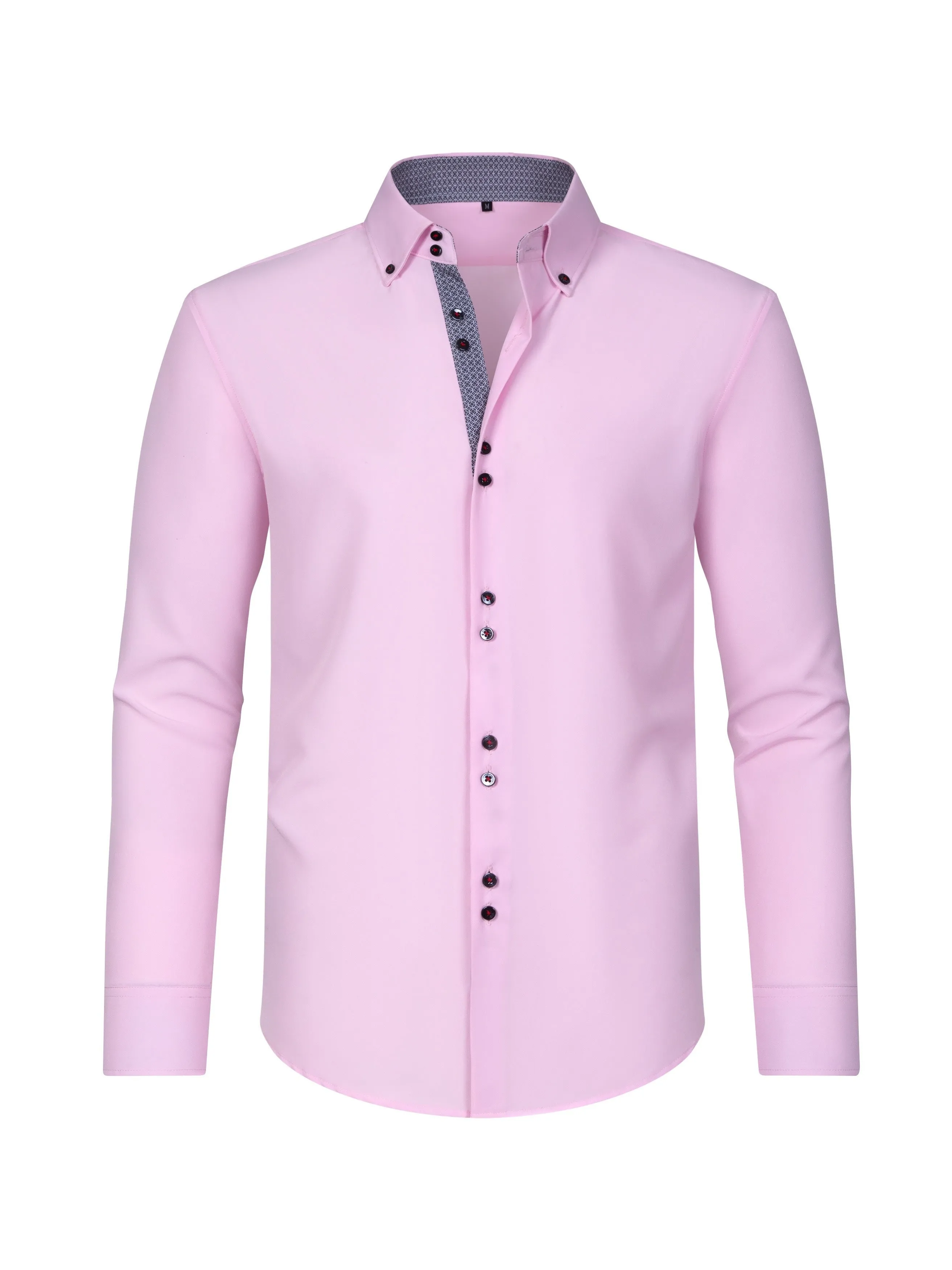 Men's Solid Color Design Dress Shirts