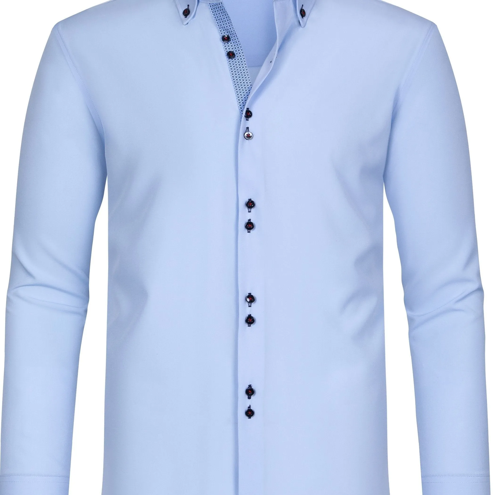 Men's Solid Color Design Dress Shirts