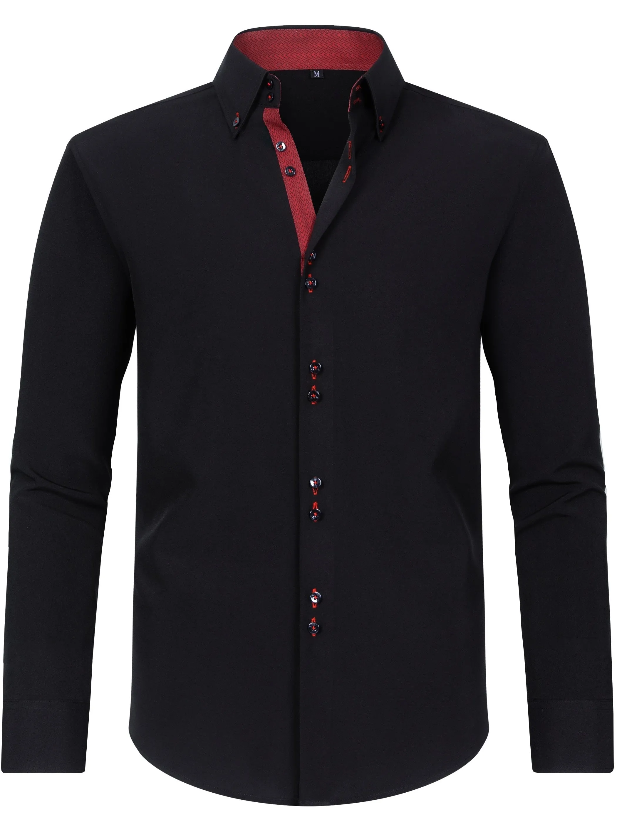 Men's Solid Color Design Dress Shirts