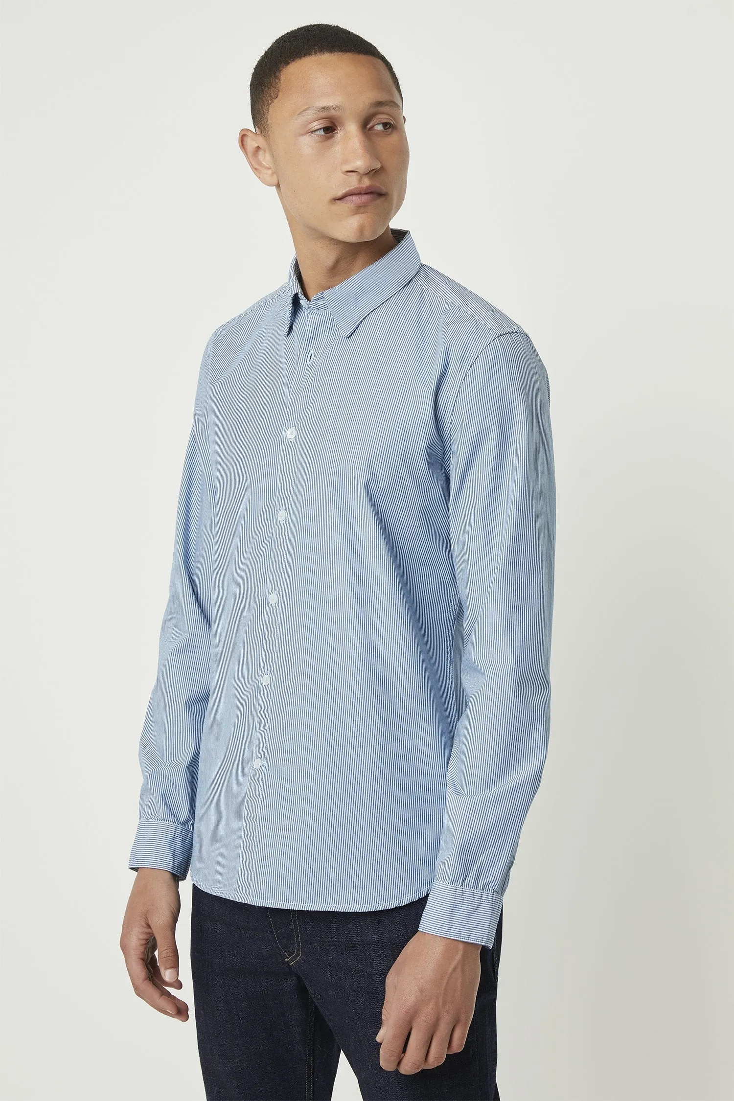Micro Stripe Shirt