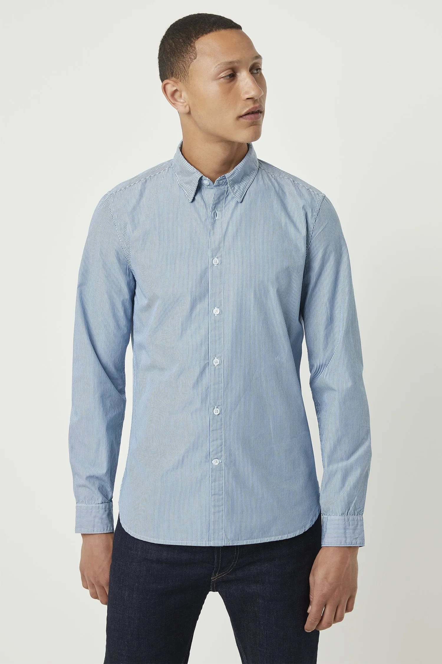 Micro Stripe Shirt