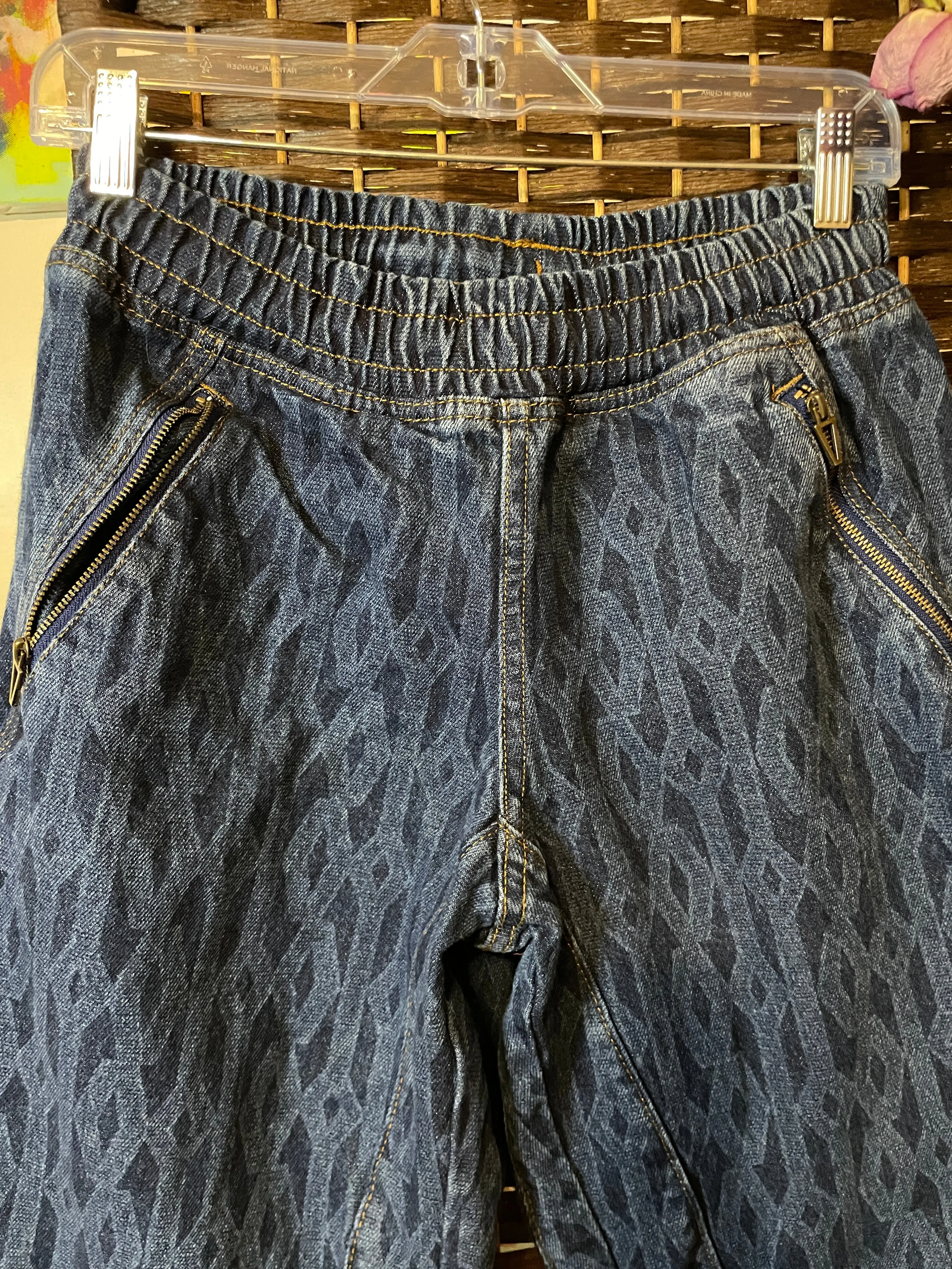 Monogram Denim Joggers by Ivy Park by Beyoncé