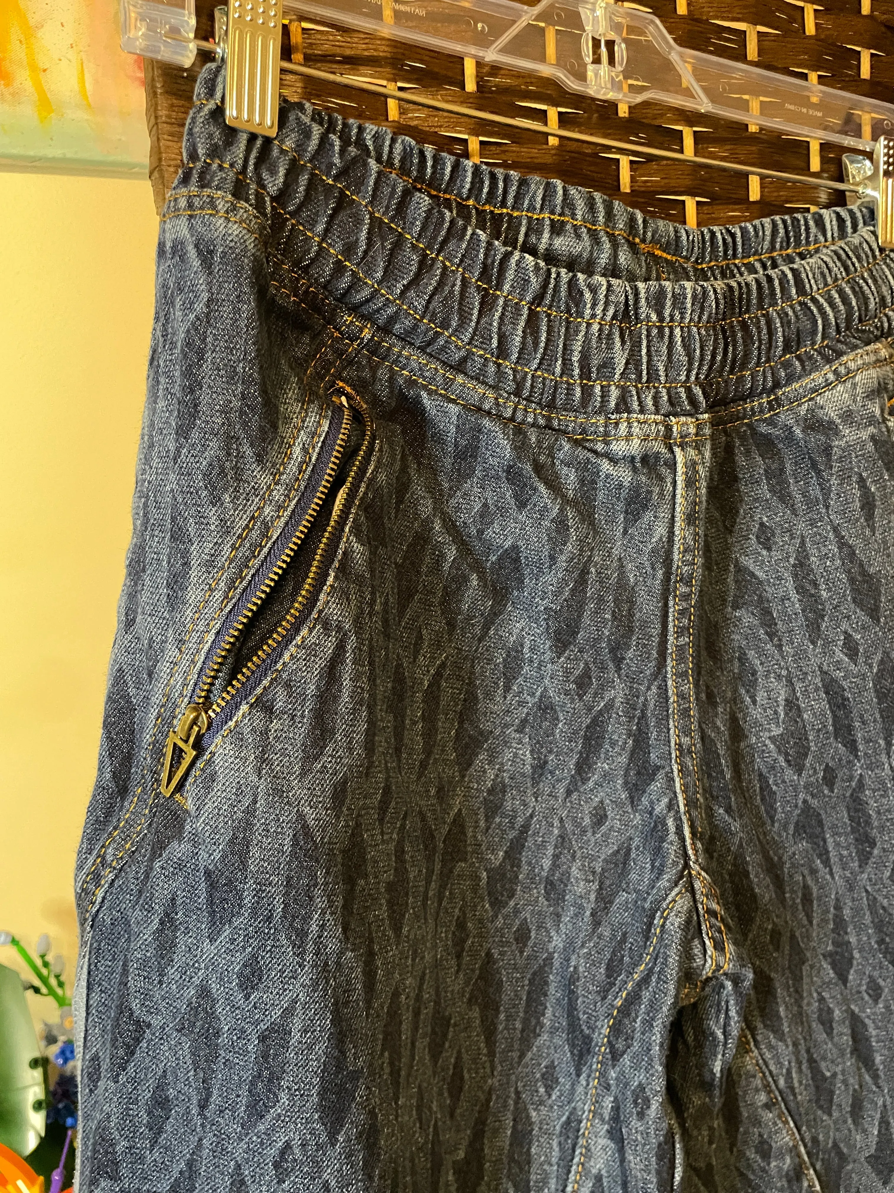 Monogram Denim Joggers by Ivy Park by Beyoncé