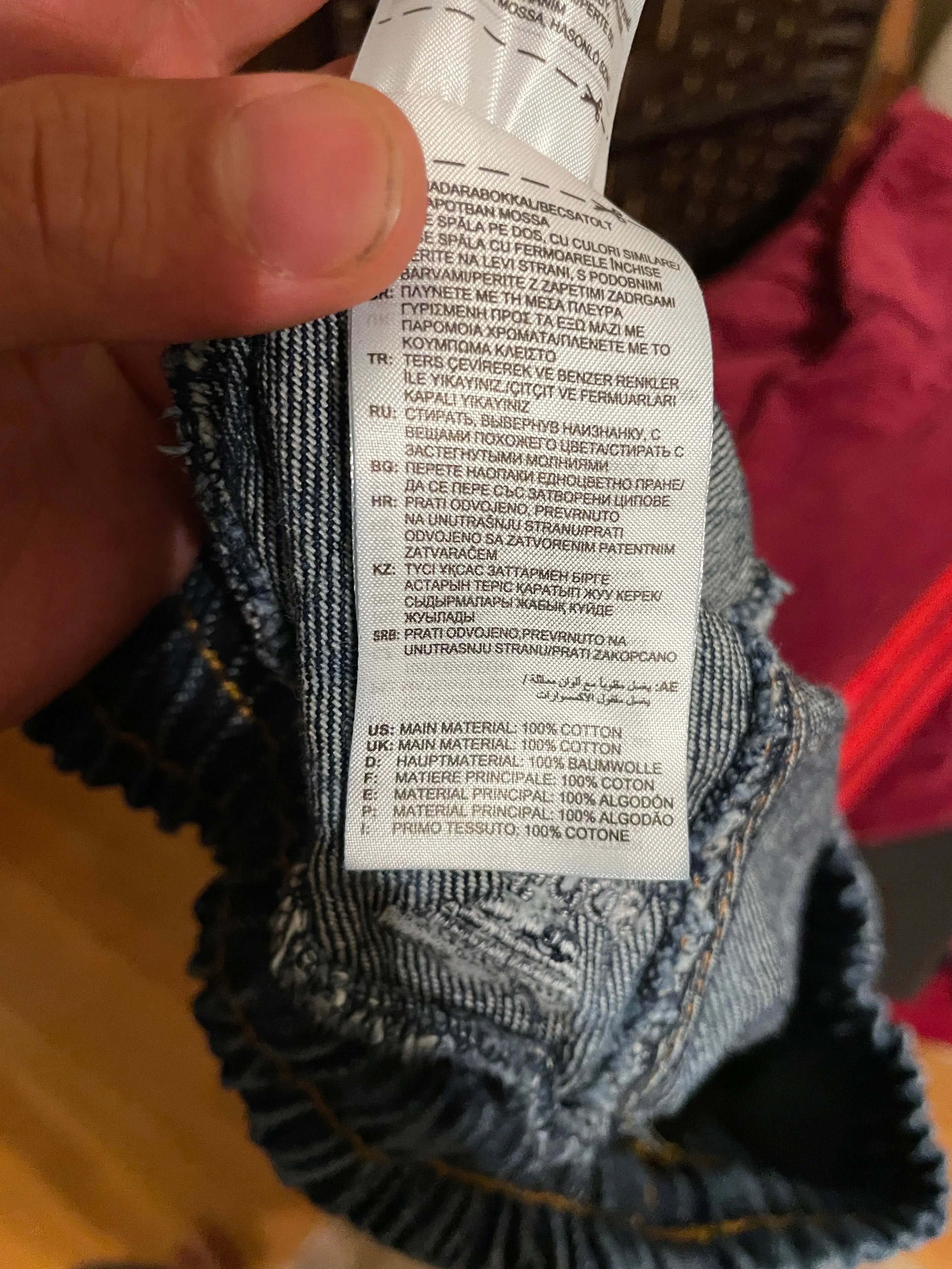 Monogram Denim Joggers by Ivy Park by Beyoncé