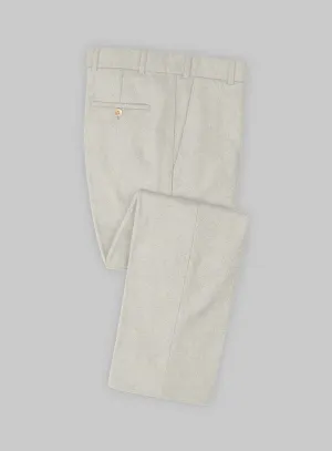 Naples Off White Tweed Pants