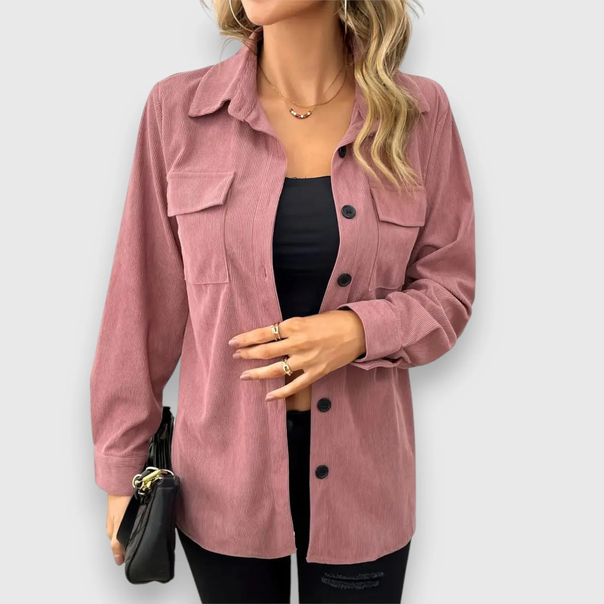 Narelle  Button-Up Shirt Jacket
