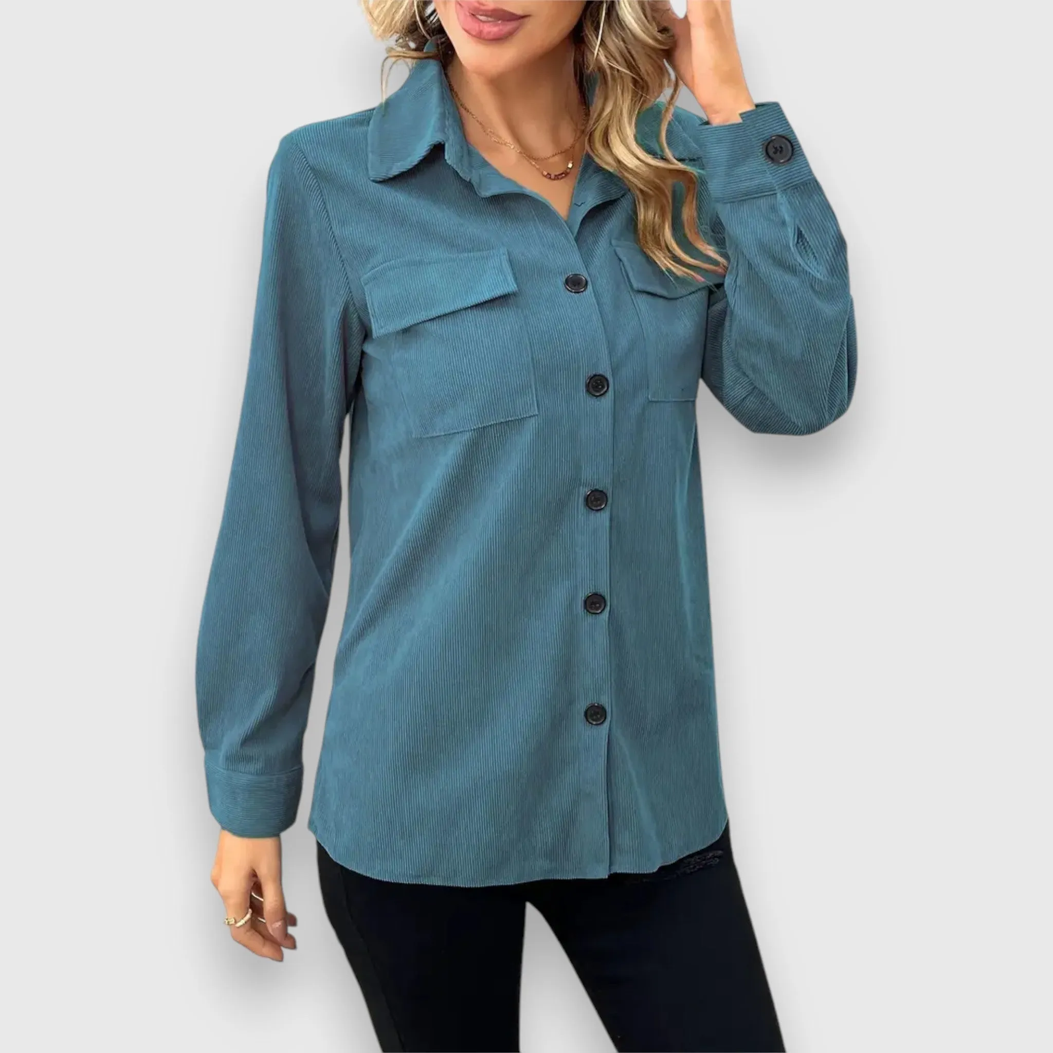Narelle  Button-Up Shirt Jacket
