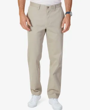 Nautica Men's Solid Stretch Chinos Regular Fit Flat Front , multi