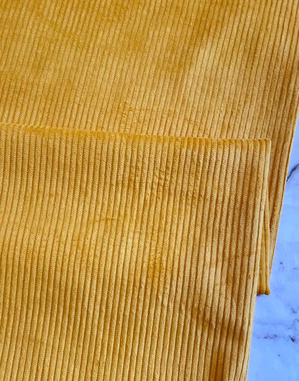 Ochre 4.5 Wale Jumbo Cotton Corduroy Fabric
